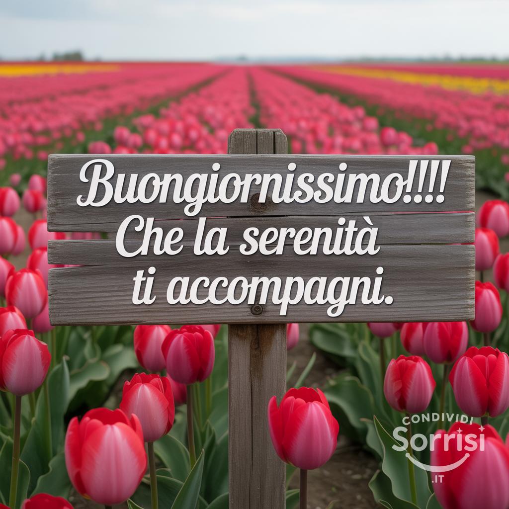 Buongiornissimo!!!! Che la serenità ti accompagni.