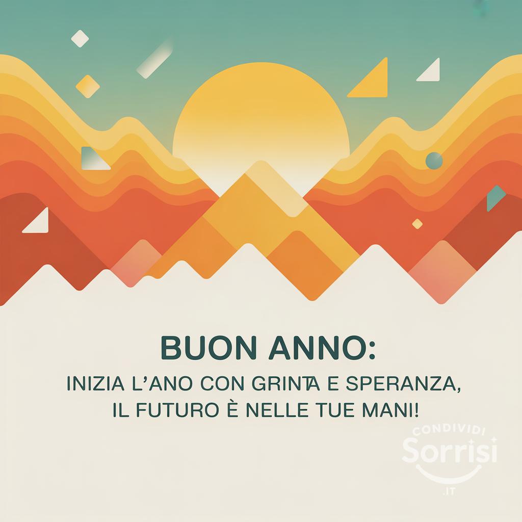 Buon Anno: Inizia l'anno con grinta e speranza, il futuro è nelle tue mani!