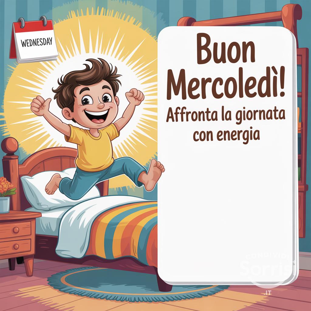 Buon mercoledì! Affronta la giornata con energia