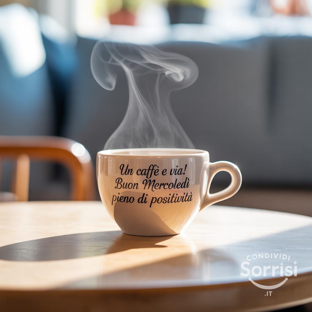 Un caffè e via! Buon mercoledì pieno di positività
