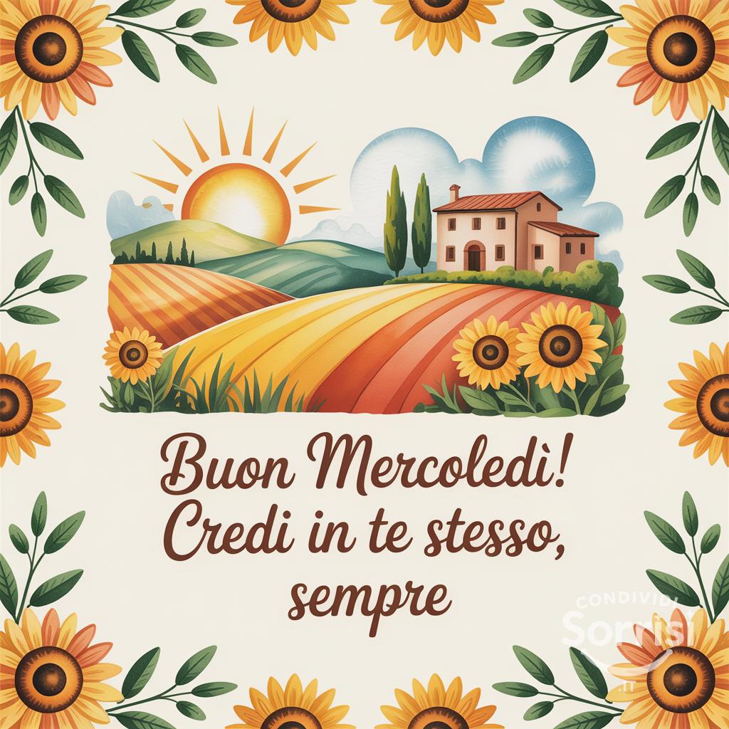 Buon mercoledì! Credi in te stesso, sempre