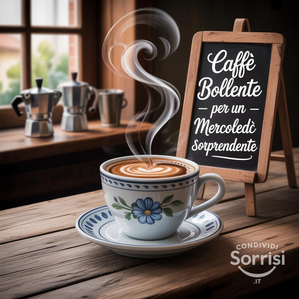 Caffè bollente per un mercoledì sorprendente