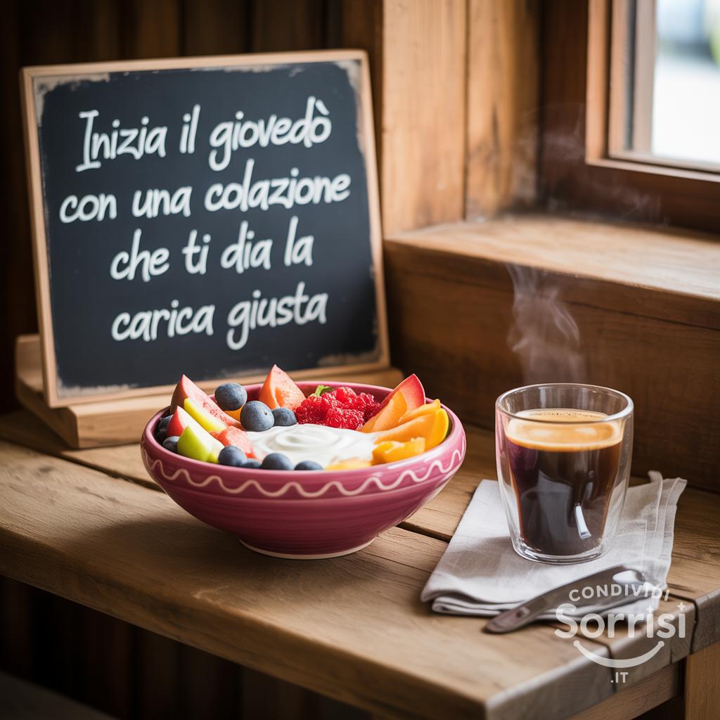 Inizia il giovedì con una colazione che ti dia la carica giusta