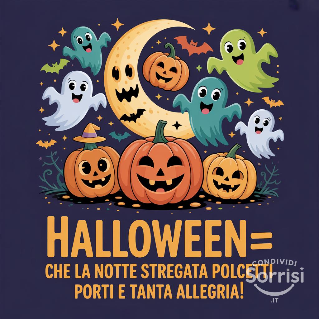Halloween=Che la notte stregata porti dolcetti e tanta allegria!