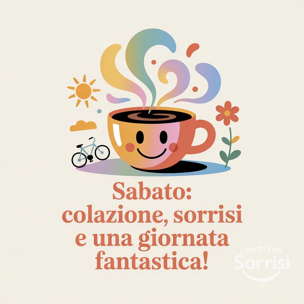 Sabato: colazione, sorrisi e una giornata fantastica!