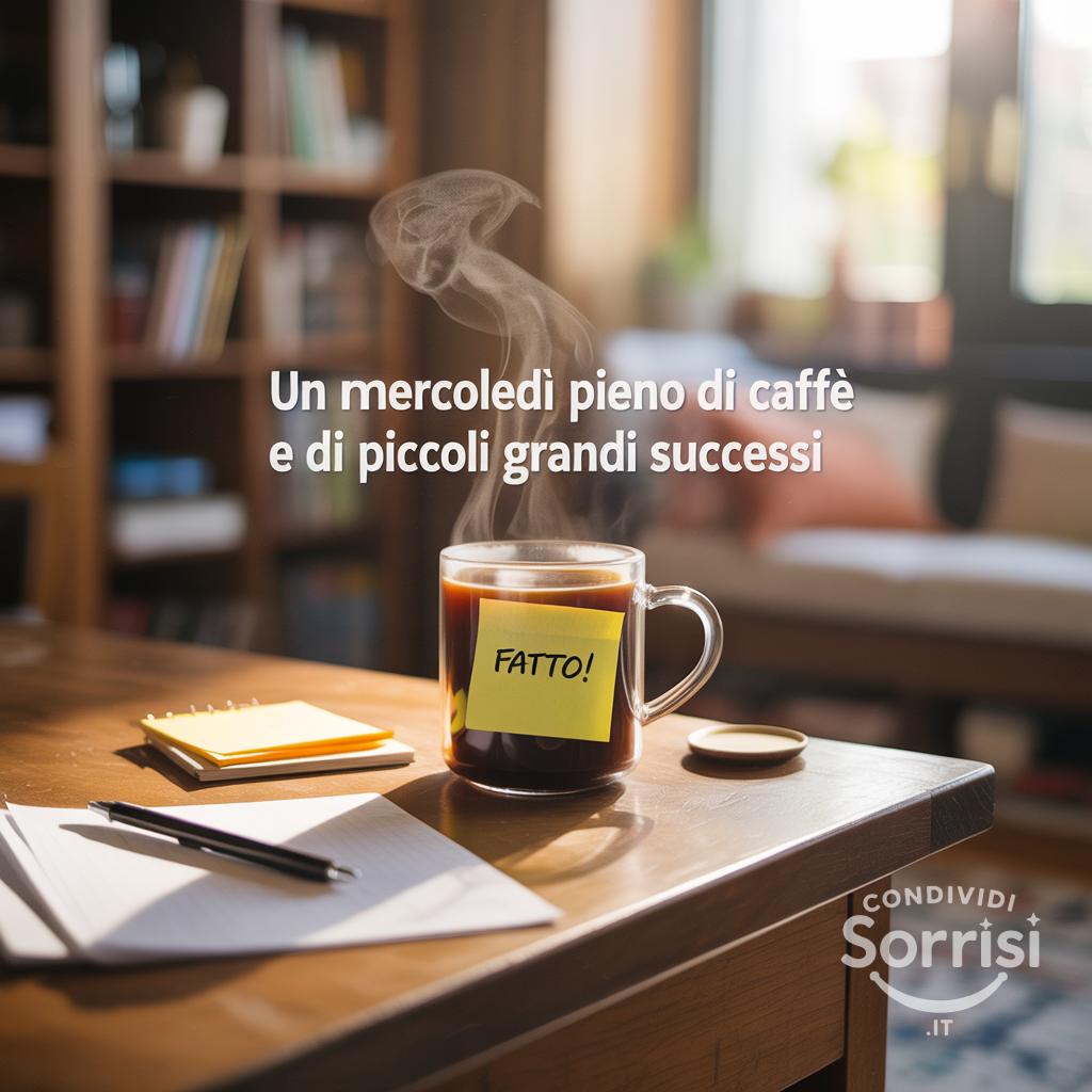 Un mercoledì pieno di caffè e di piccoli grandi successi