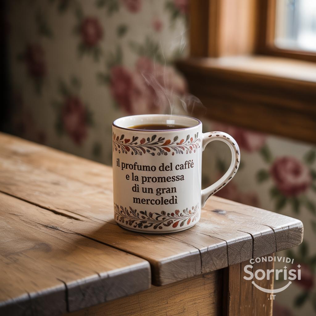Il profumo del caffè e la promessa di un gran mercoledì