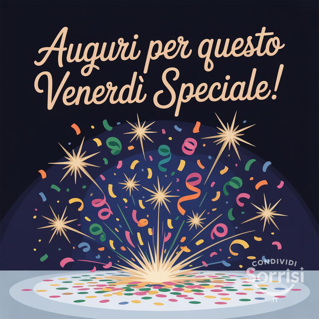 Auguri per questo venerdì speciale!