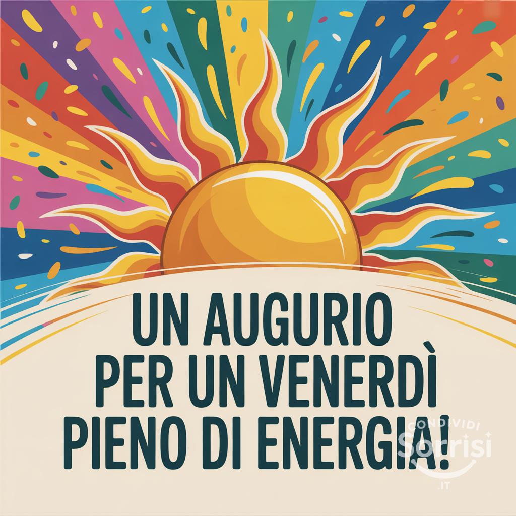 Un augurio per un venerdì pieno di energia!