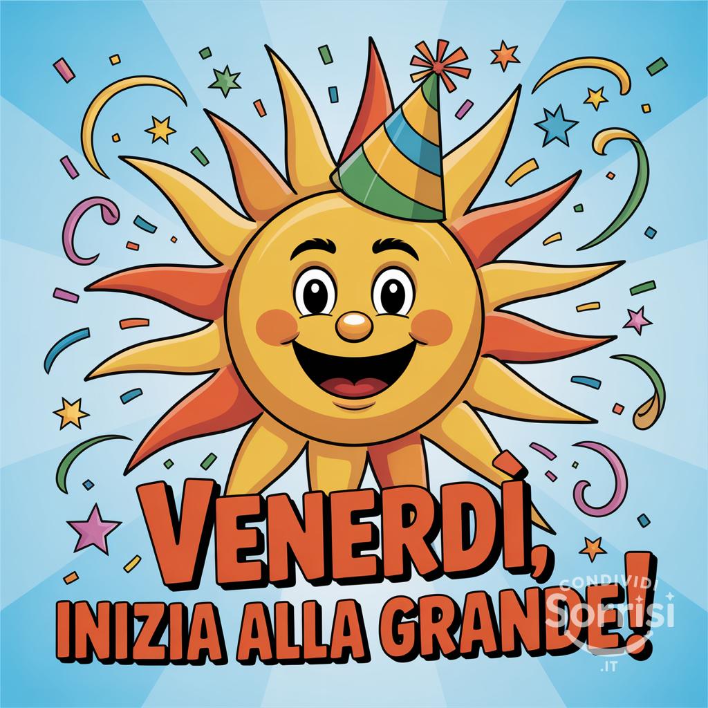 Venerdì, inizia alla grande!