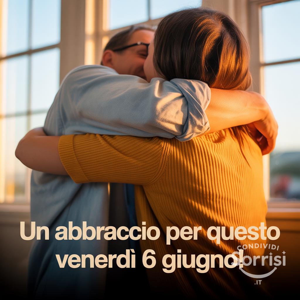 Un abbraccio per questo venerdì 6 giugno!