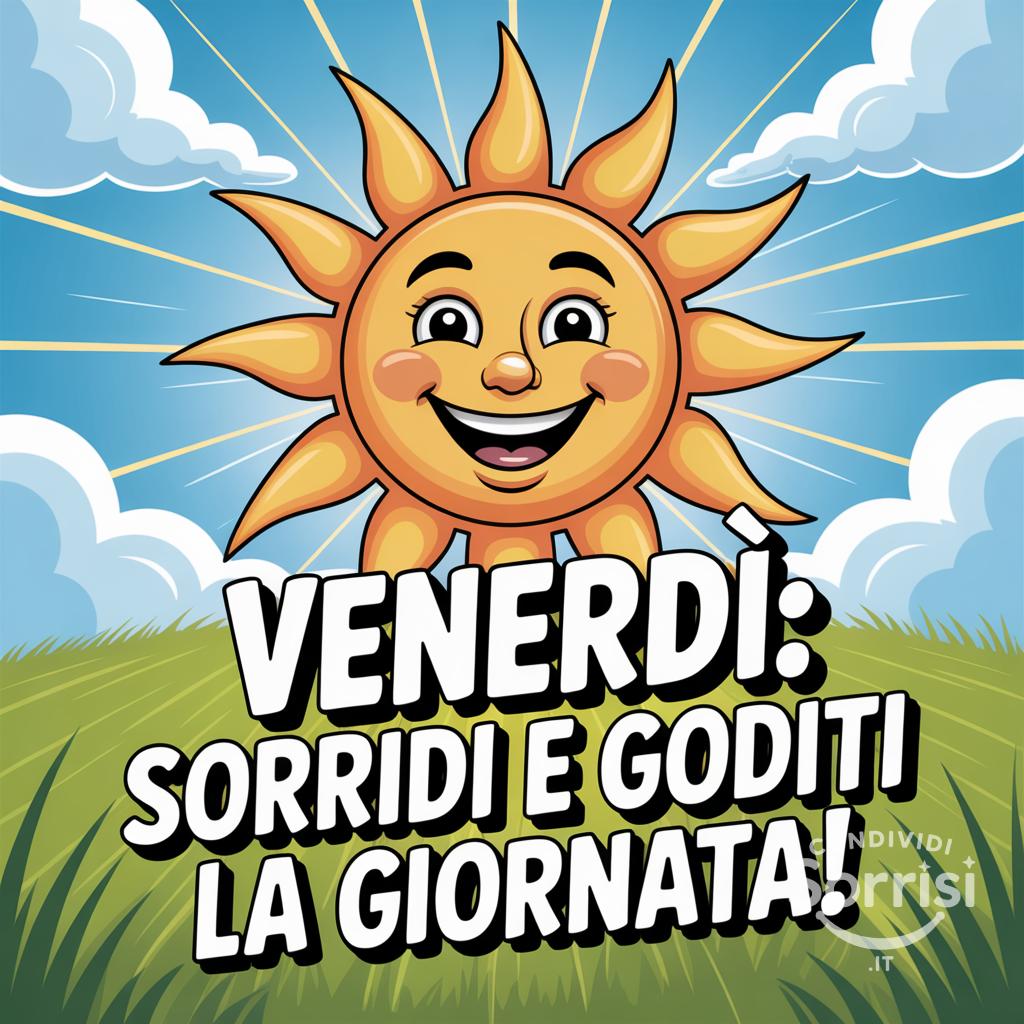 Venerdì: sorridi e goditi la giornata!