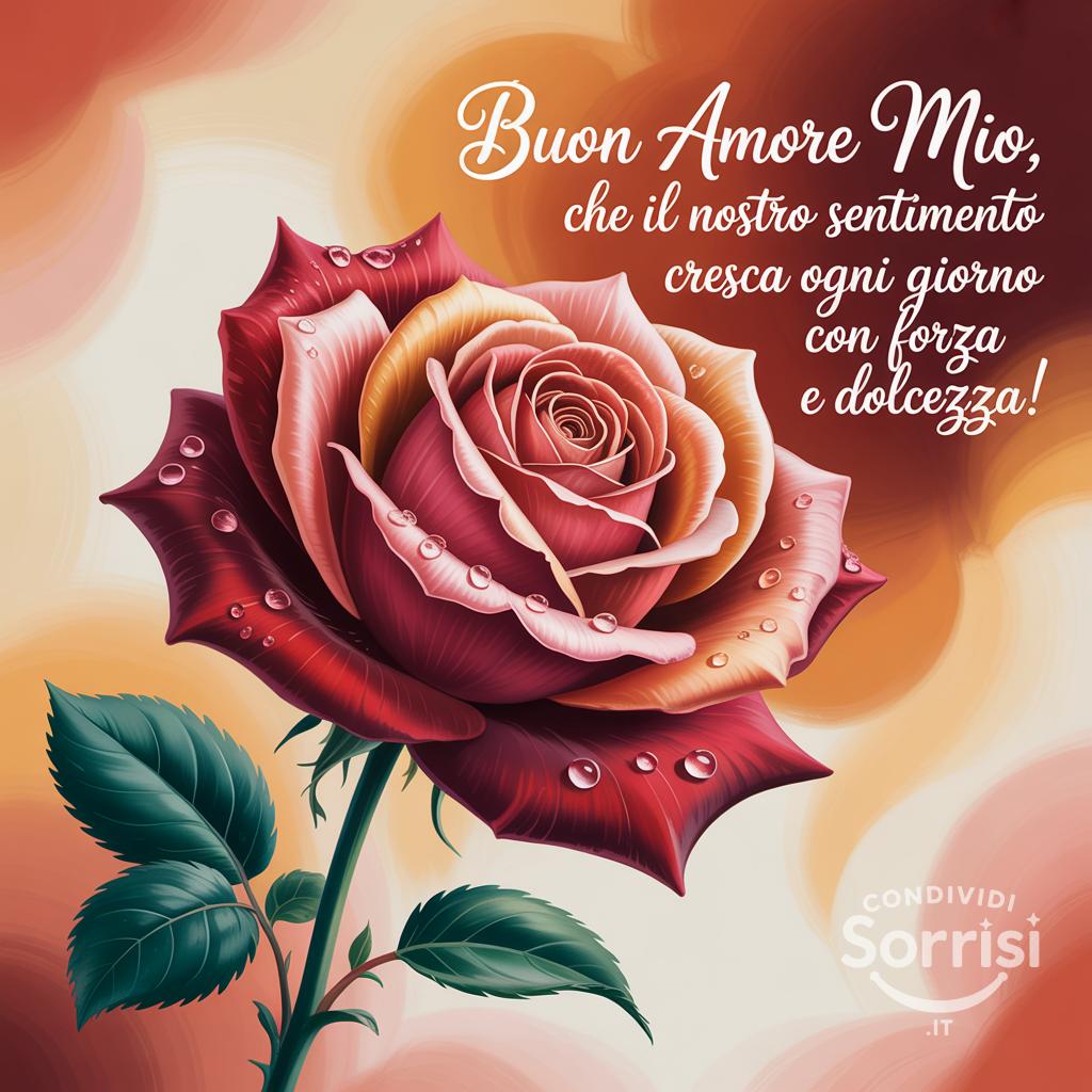 Buon Amore Mio, che il nostro sentimento cresca ogni giorno con forza e dolcezza!