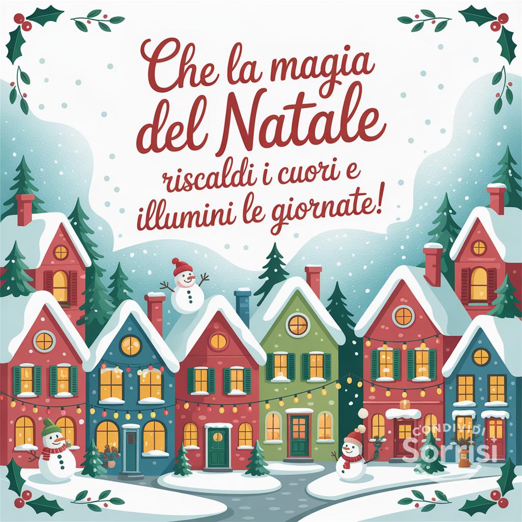 Che la magia del Natale riscaldi i cuori e illumini le giornate!
