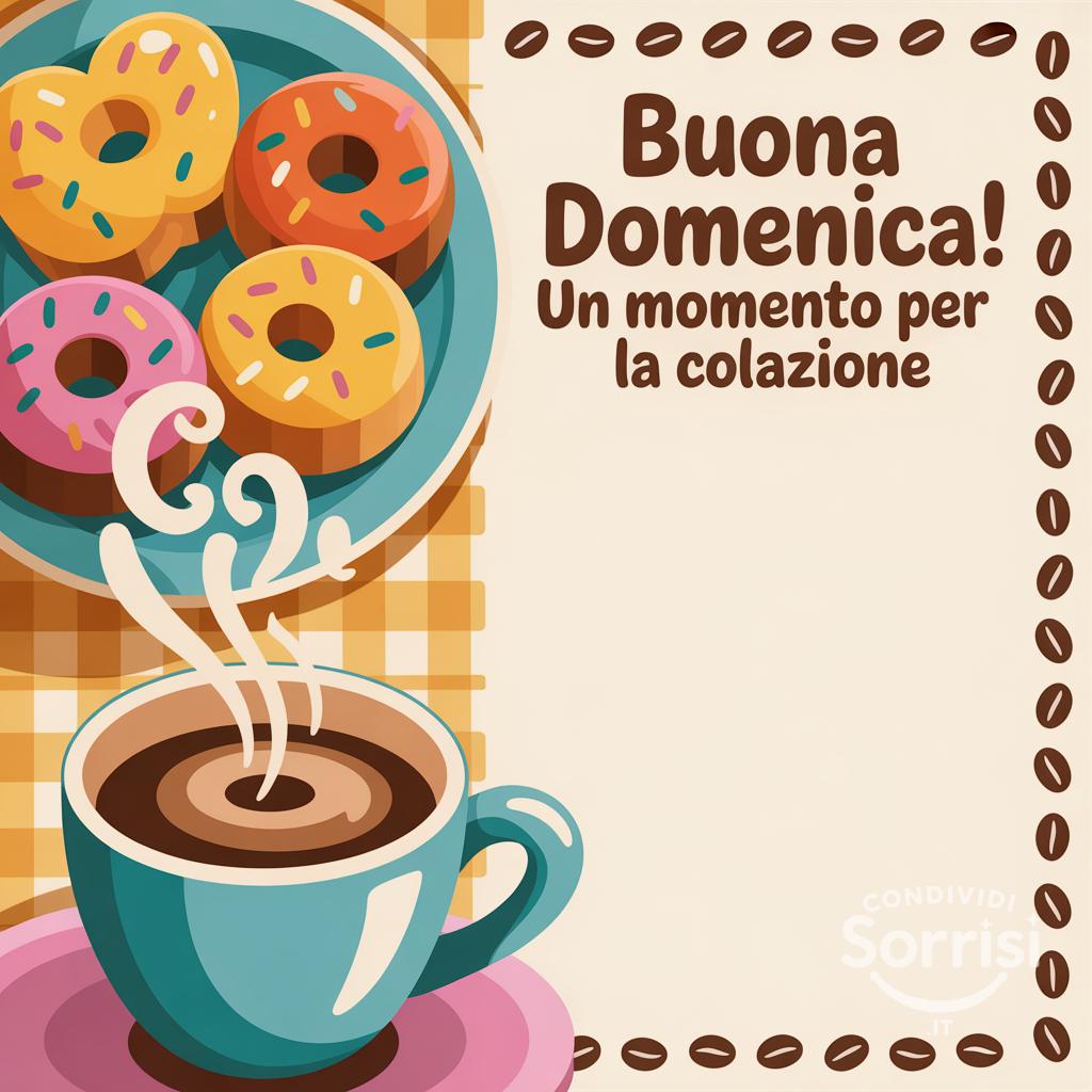 Buona domenica! Un momento per la colazione