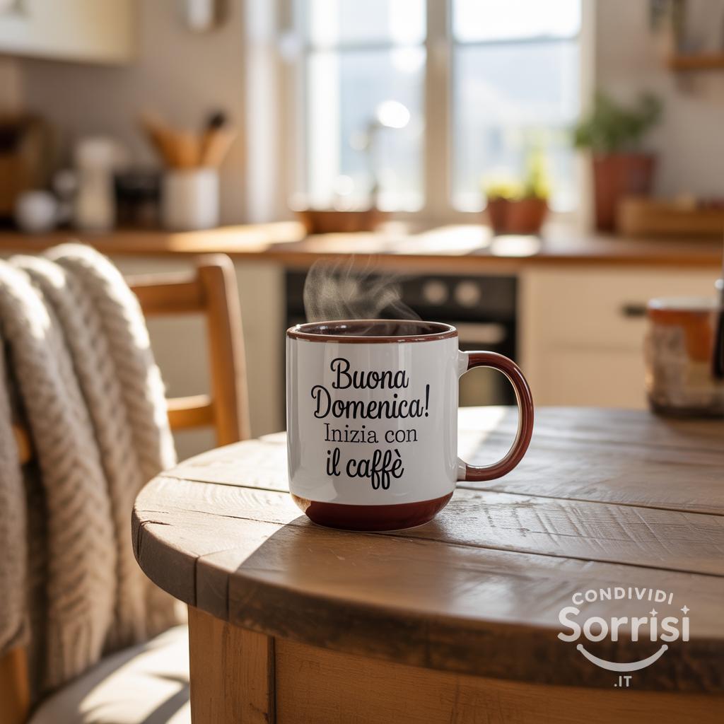 Buona domenica! Inizia con il caffè