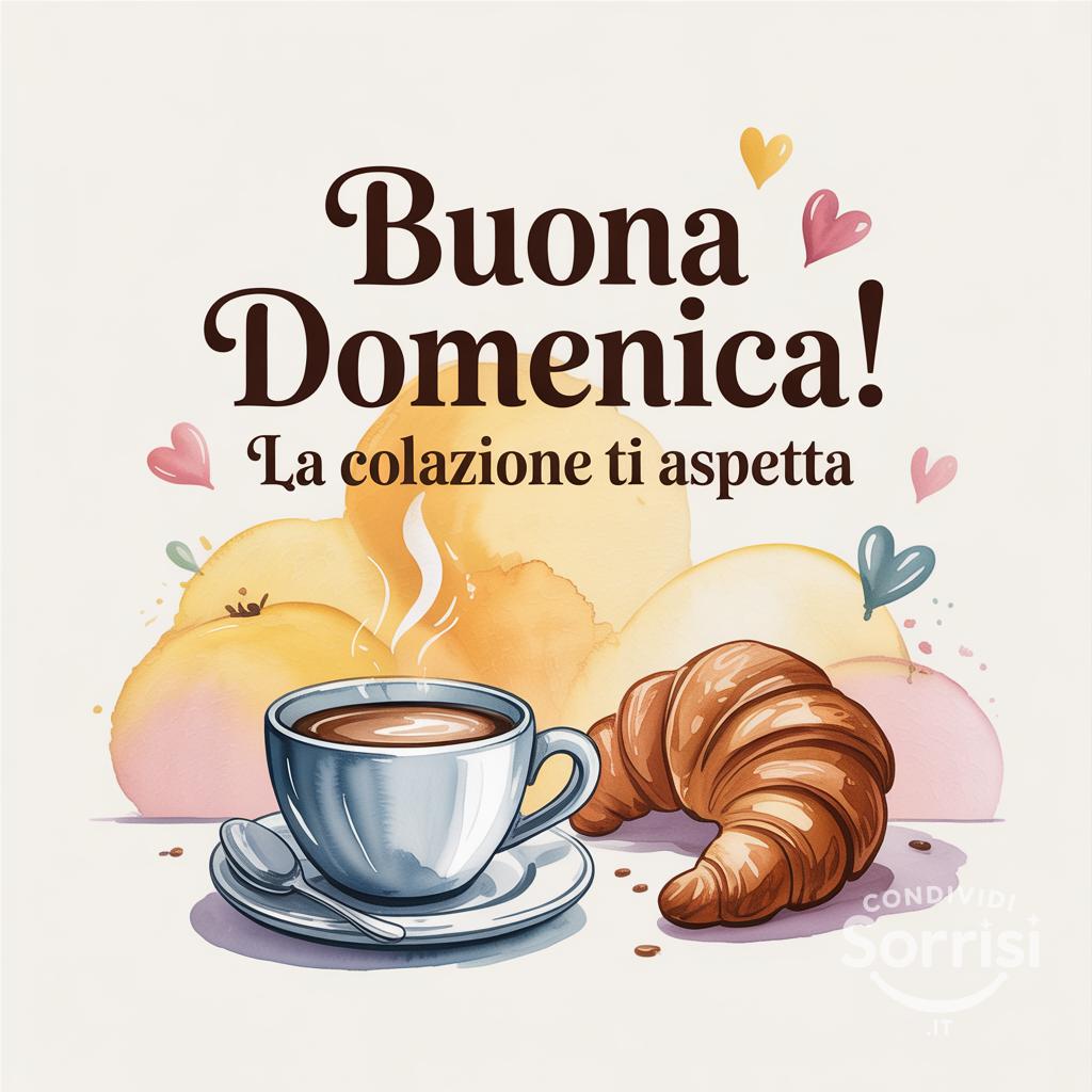 Buona domenica! La colazione ti aspetta