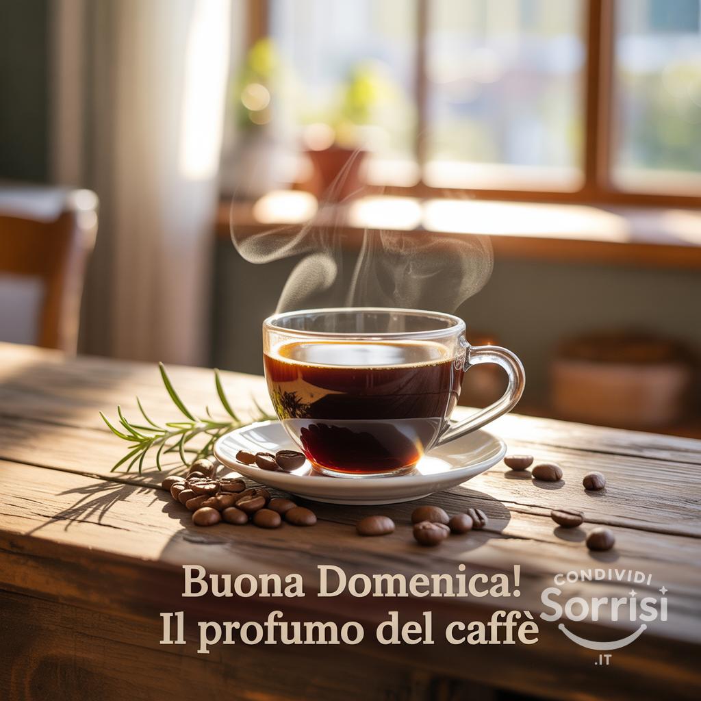 Buona domenica! Il profumo del caffè