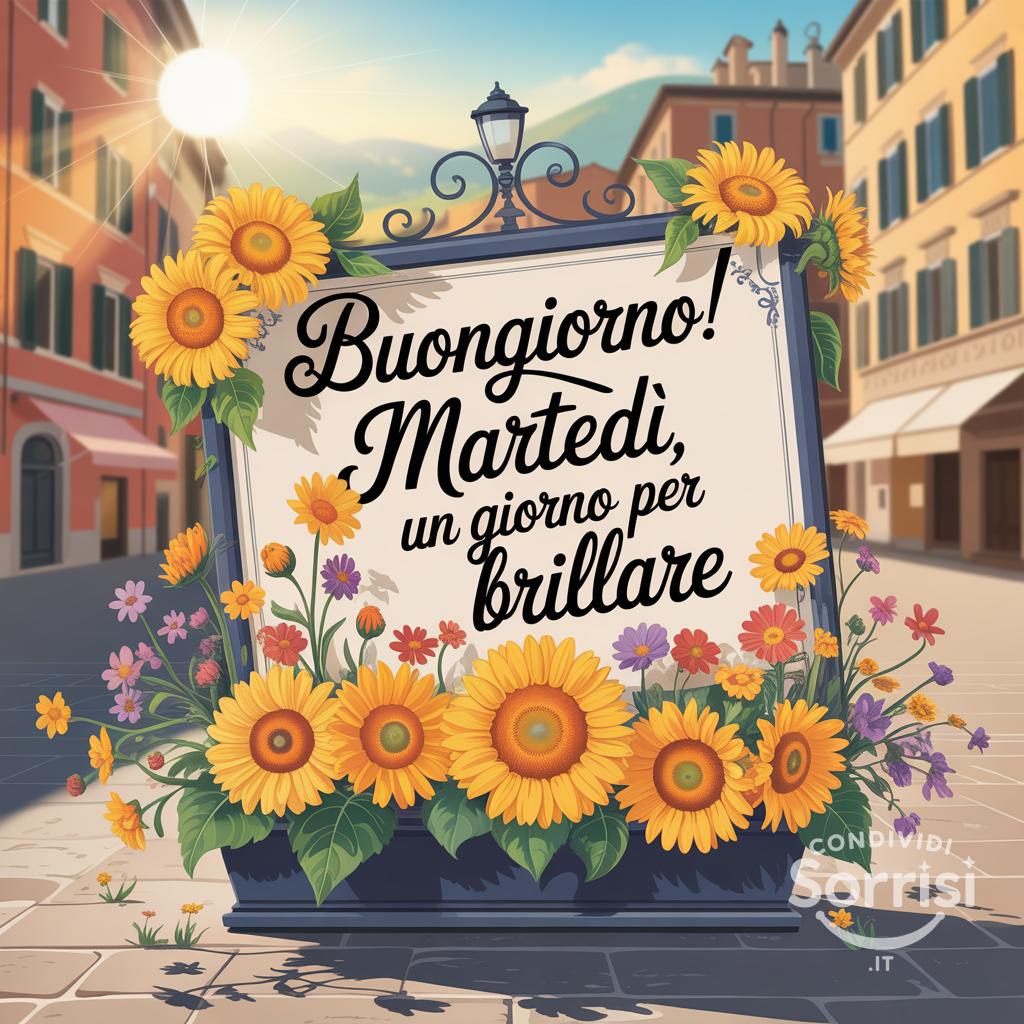 Buongiorno! Martedì, un giorno per brillare