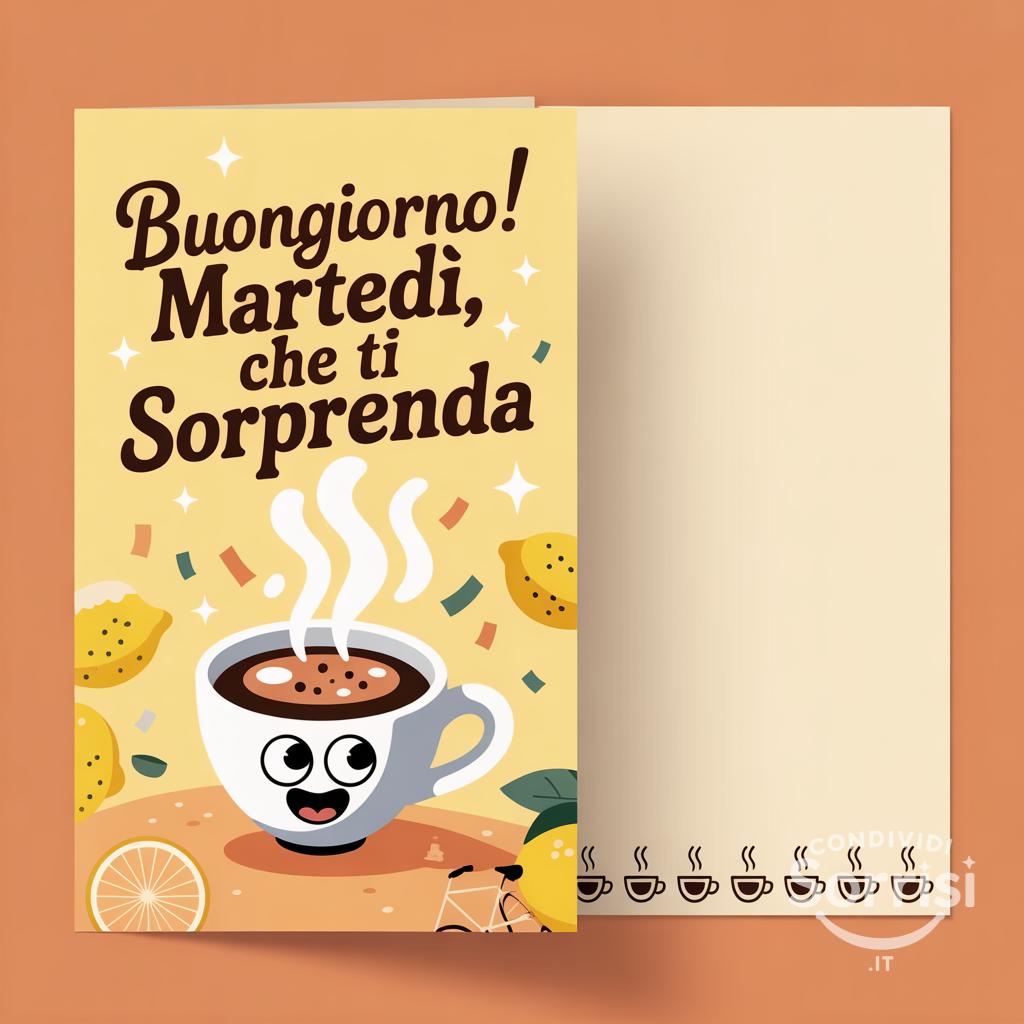 Buongiorno! Martedì, che ti sorprenda