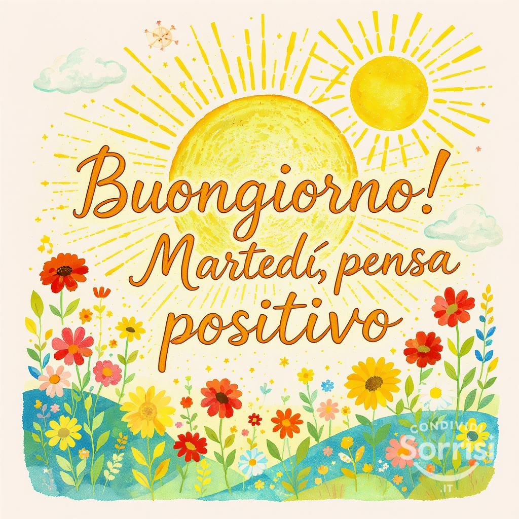 Buongiorno! Martedì, pensa positivo