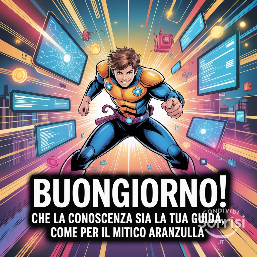 Buongiorno! Che la conoscenza sia la tua guida, come per il mitico Aranzulla