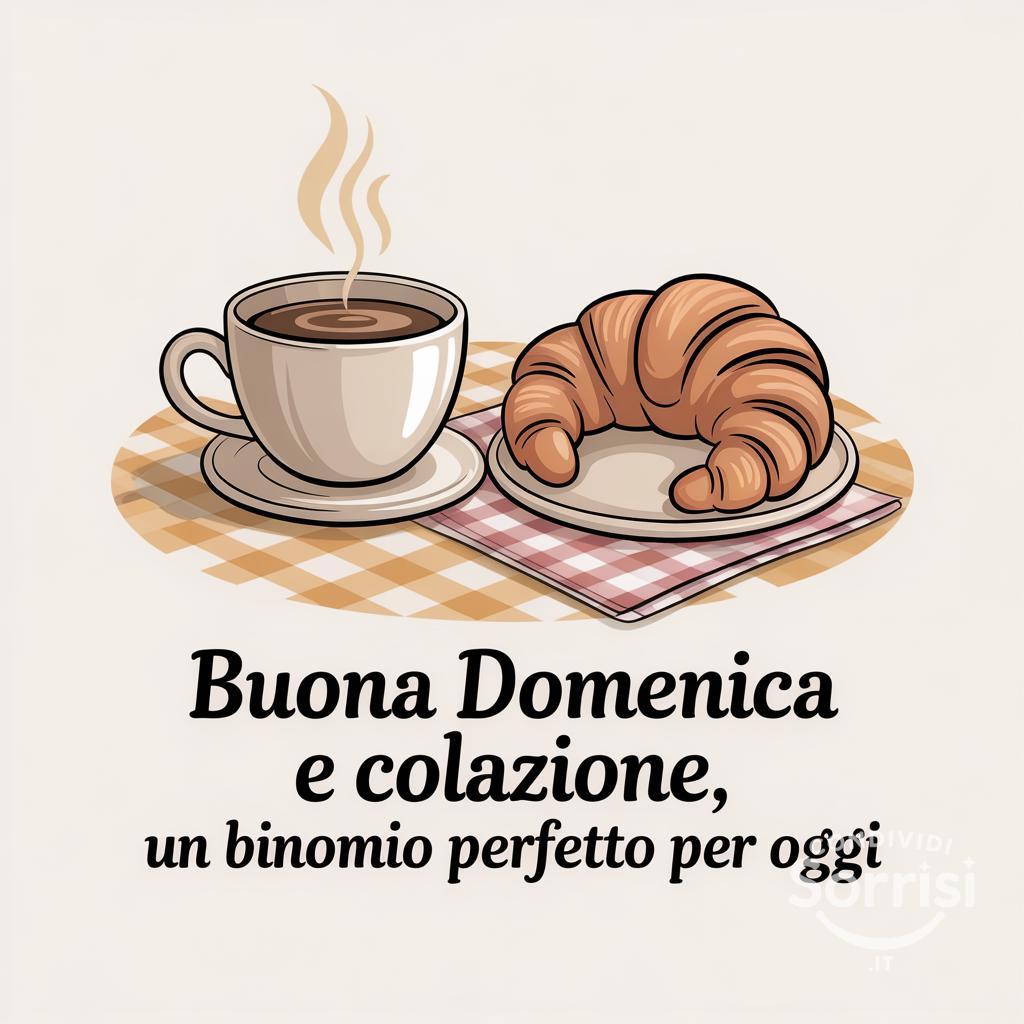 Buona domenica e colazione, un binomio perfetto per oggi