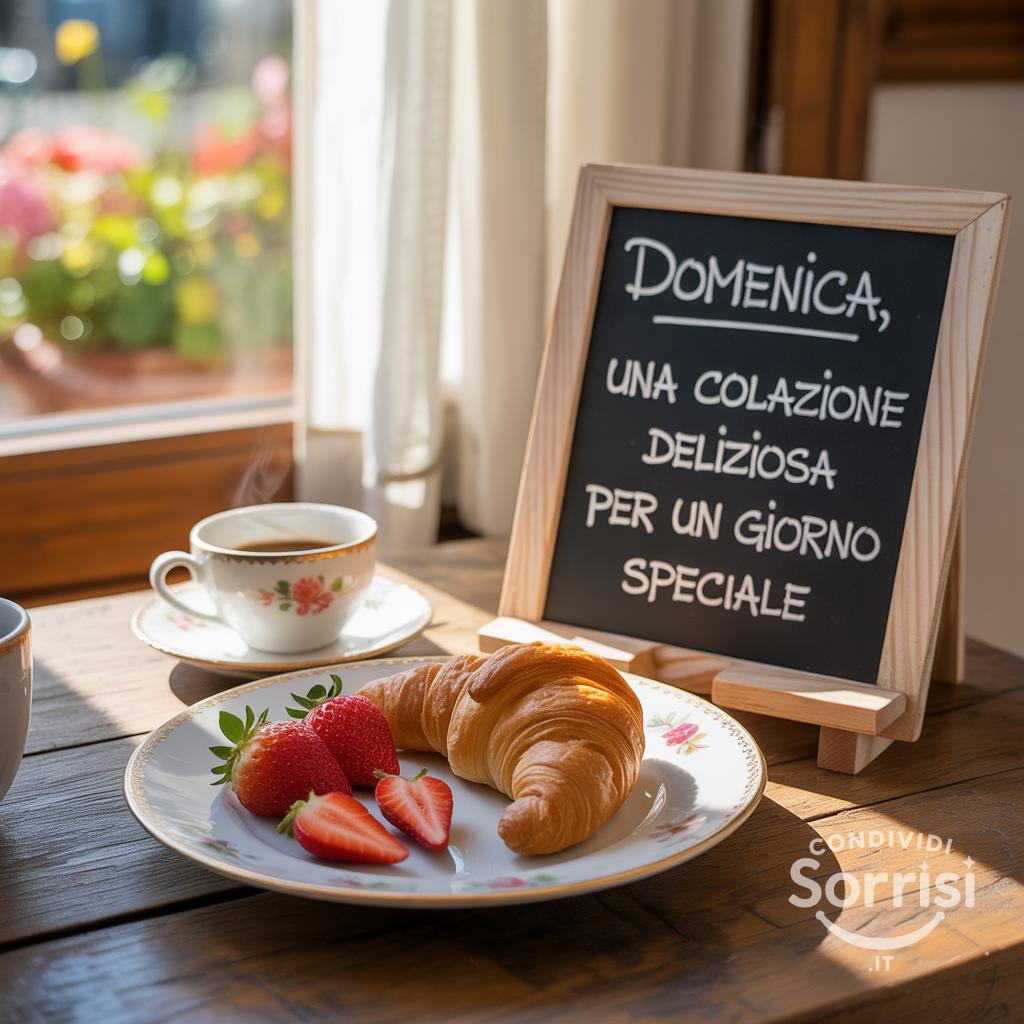 Domenica, una colazione deliziosa per un giorno speciale