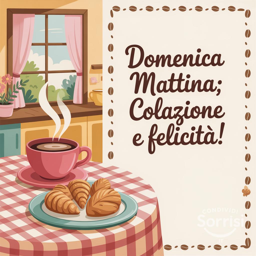 Domenica mattina: colazione e felicità!