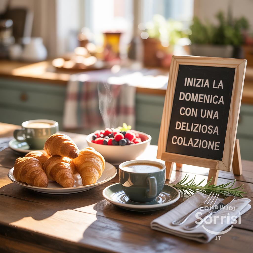 Inizia la domenica con una deliziosa colazione