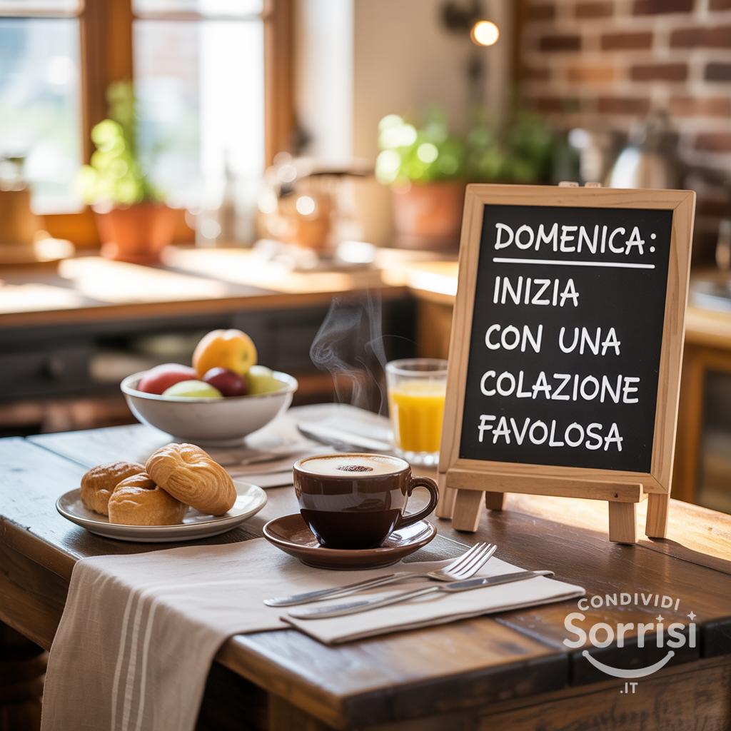 Domenica: inizia con una colazione favolosa