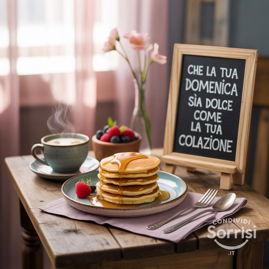 Che la tua domenica sia dolce come la tua colazione