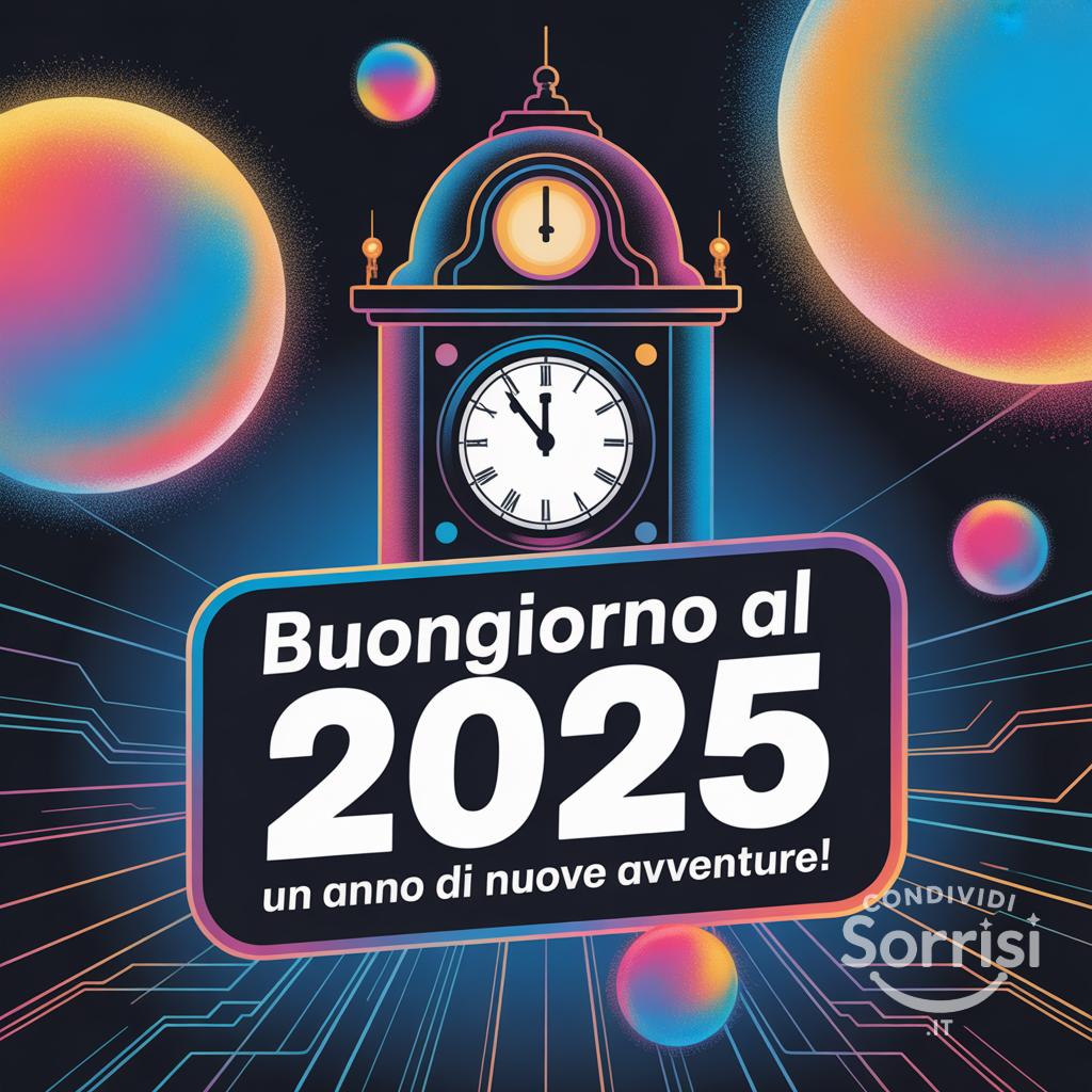 Buongiorno al 2025, un anno di nuove avventure!