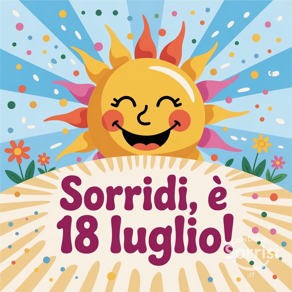 Sorridi, è  18 luglio !