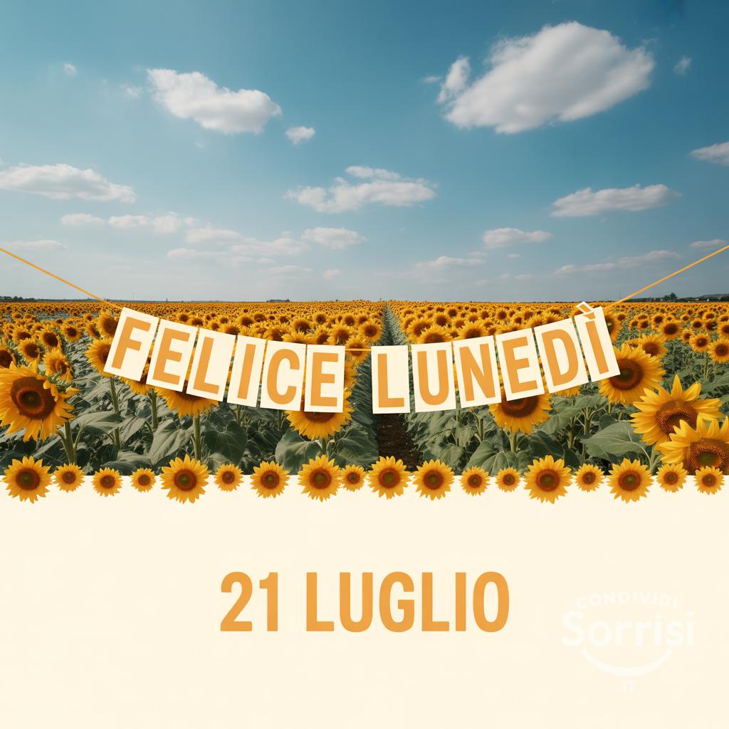 Un felice  21 luglio ! Che la settimana sia fantastica.