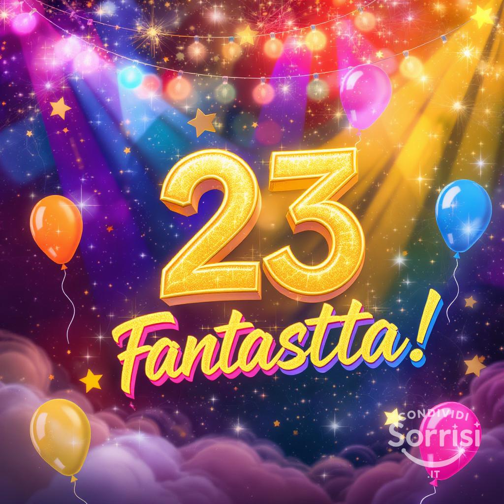 Un  23 luglio fantastico ti aspetta! Sii positivo e goditi ogni istante.