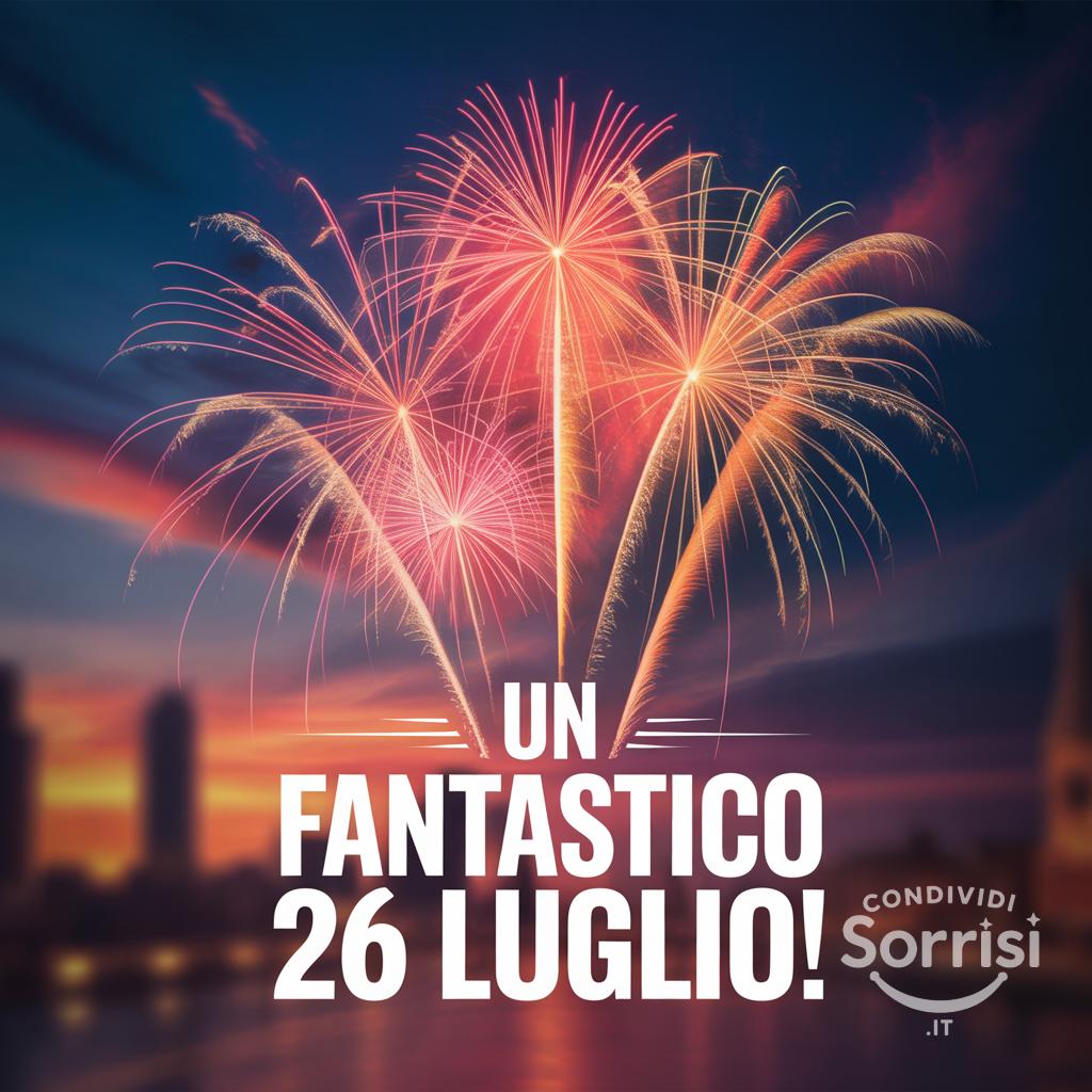 Un fantastico 26 luglio !