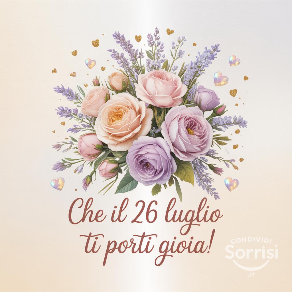 Che il 26 luglio  ti porti gioia!