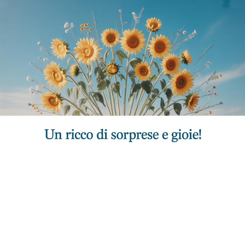 Un  ricco di sorprese e gioie!