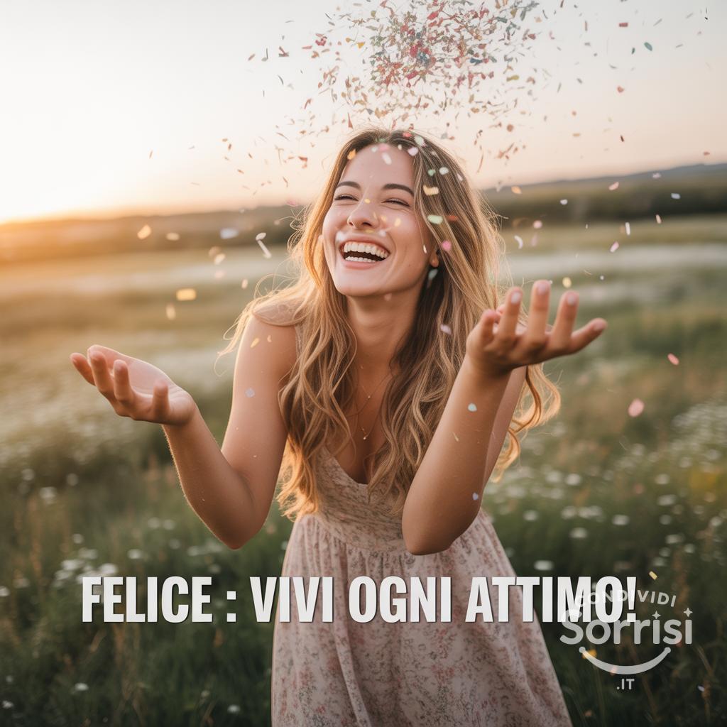 Felice : vivi ogni attimo!