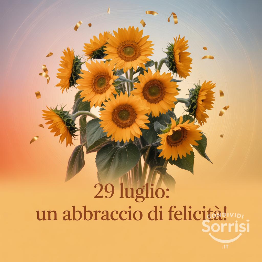 29 luglio: un abbraccio di felicità!