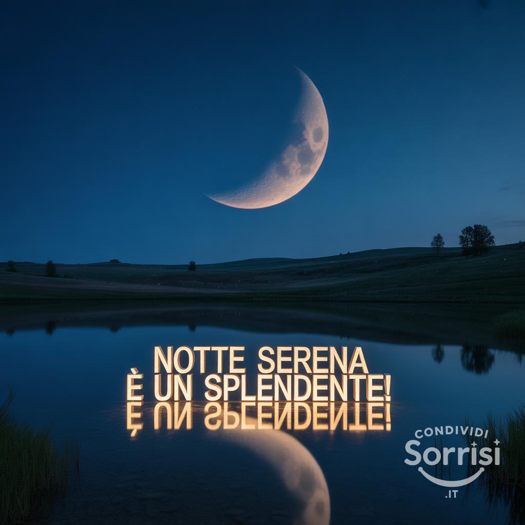 Notte serena e un  splendente!