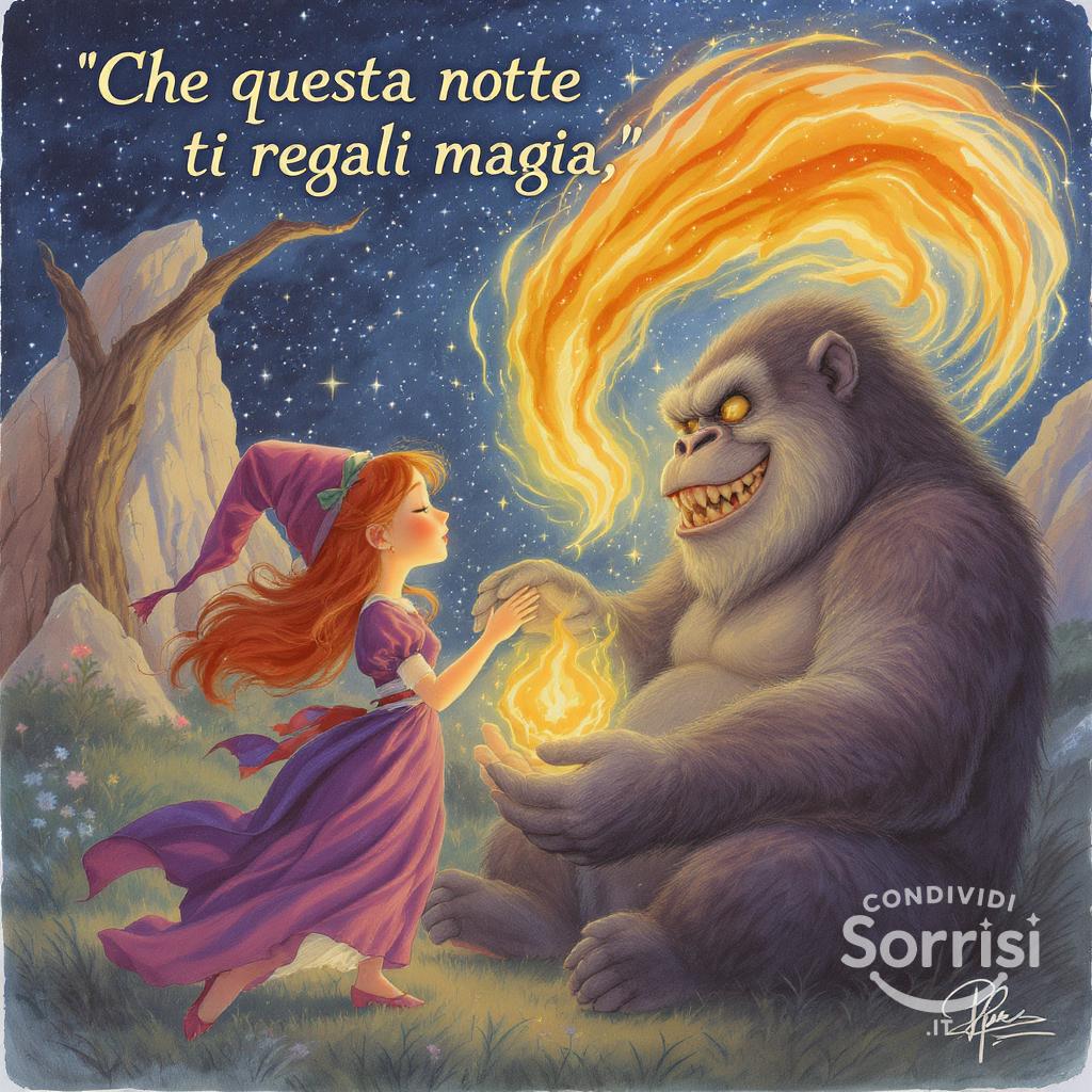 Che questa notte ti regali magia.