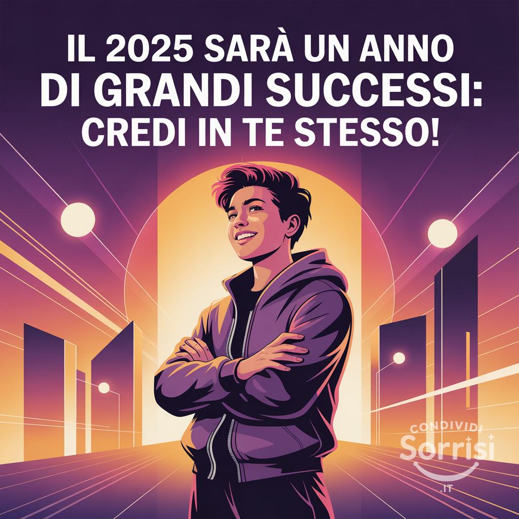Il 2025 sarà un anno di grandi successi: credi in te stesso!