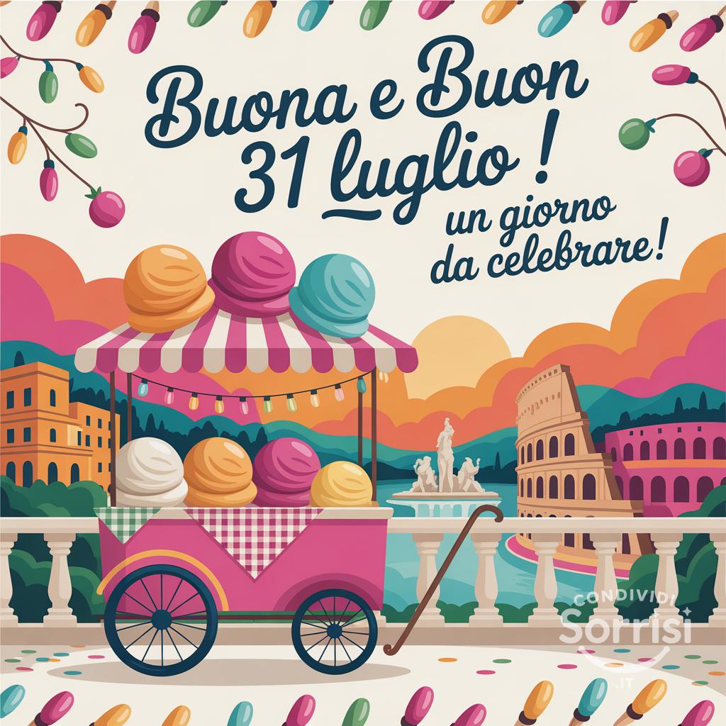 Buona  e buon 31 luglio ! Un giorno da celebrare!