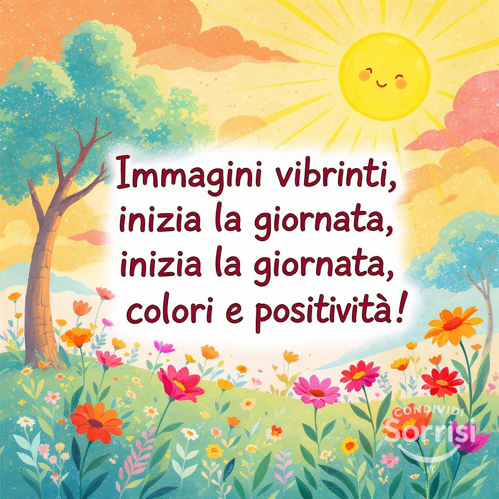 Immagini vibranti, inizia la giornata con colori e positività!