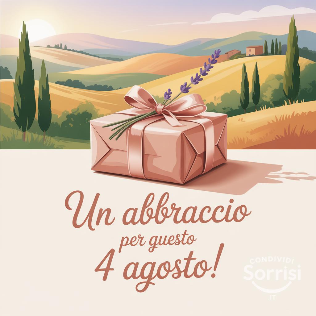 Un abbraccio per questo  4 agosto!