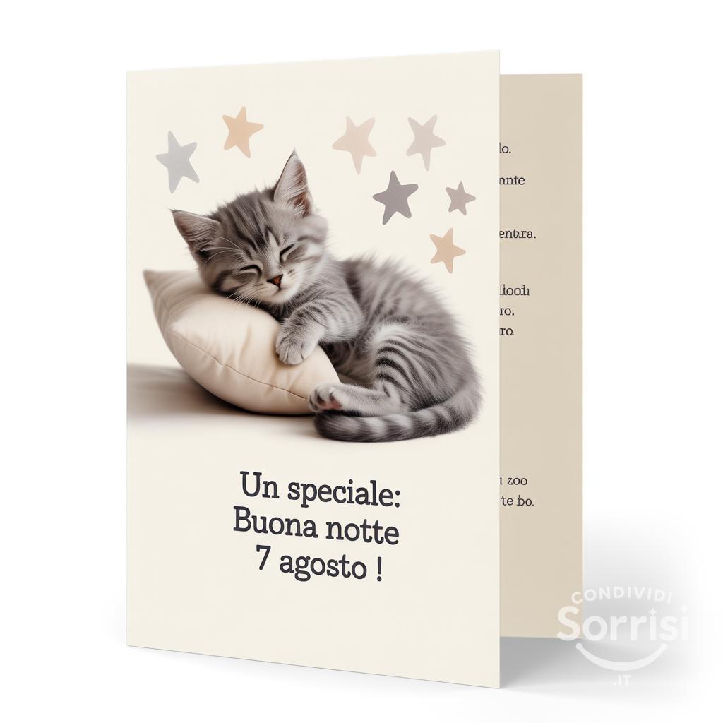 Un  speciale: buona notte 7 agosto !