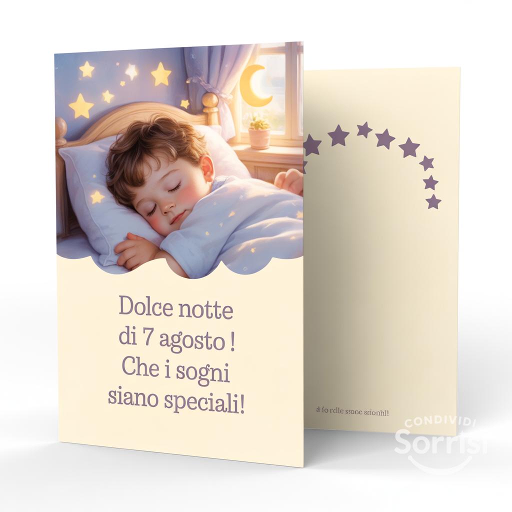Dolce notte di  7 agosto ! Che i sogni siano speciali!
