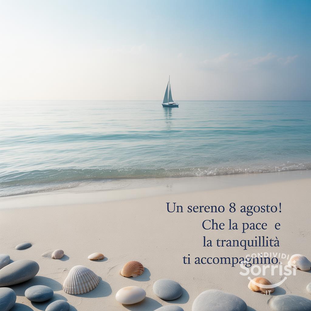 Un sereno  8 agosto ! Che la pace e la tranquillità ti accompagnino.